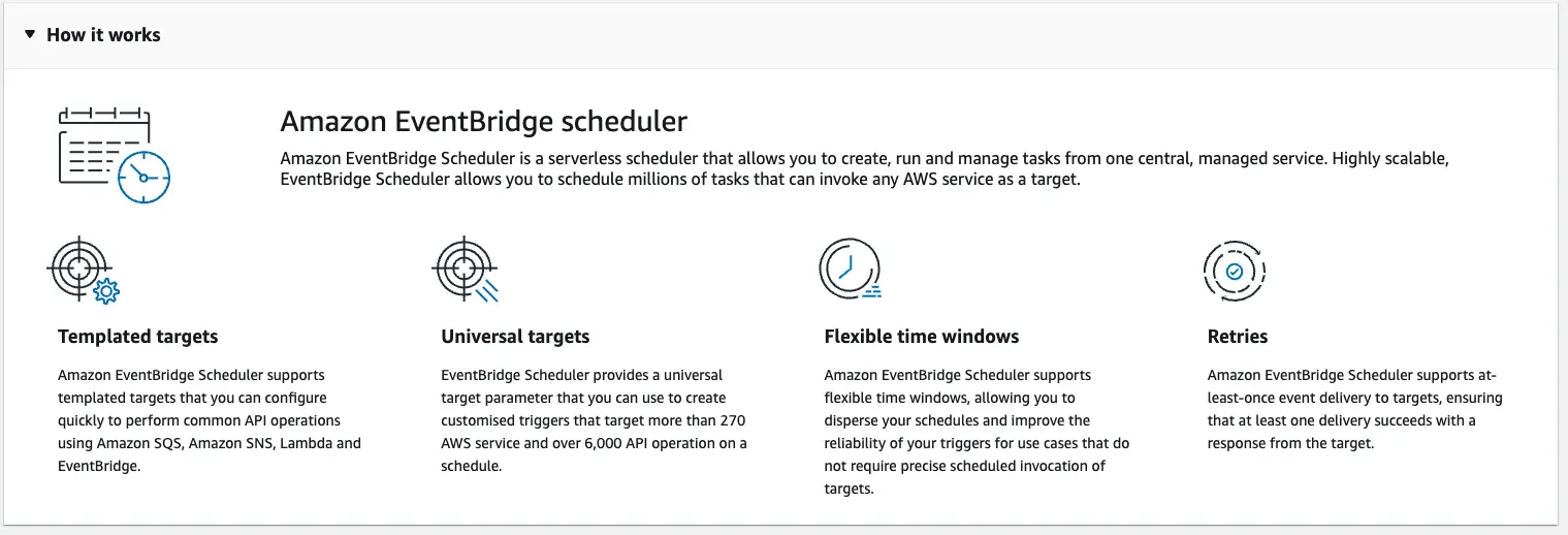 Eventbridge Scheduler