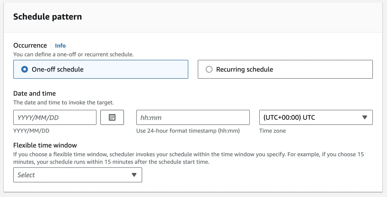 Schedule Pattern